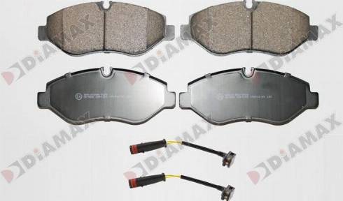 Diamax N09111A - Set placute frana,frana disc aaoparts.ro