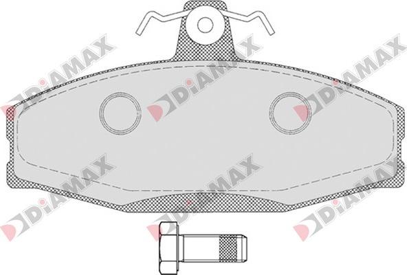 Diamax N09185 - Set placute frana,frana disc aaoparts.ro