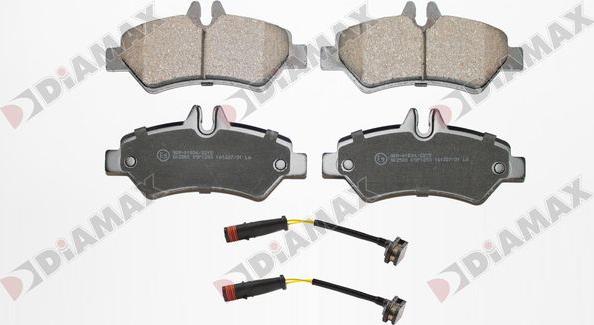 Diamax N09134A - Set placute frana,frana disc aaoparts.ro