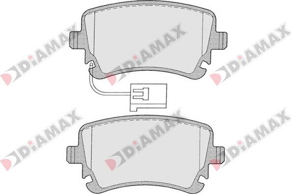 Diamax N09127 - Set placute frana,frana disc aaoparts.ro