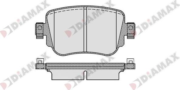 Diamax N09857 - Set placute frana,frana disc aaoparts.ro
