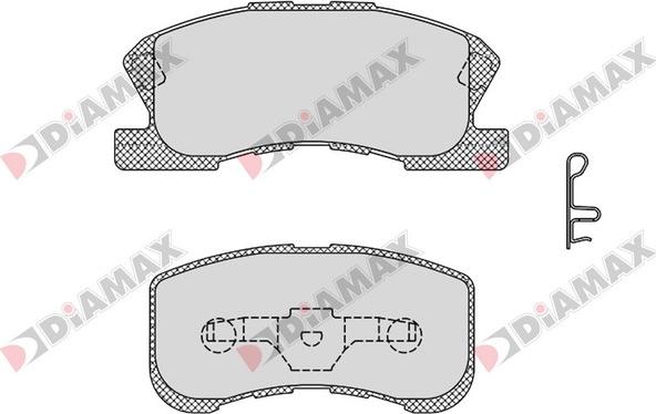 Diamax N09301 - Set placute frana,frana disc aaoparts.ro
