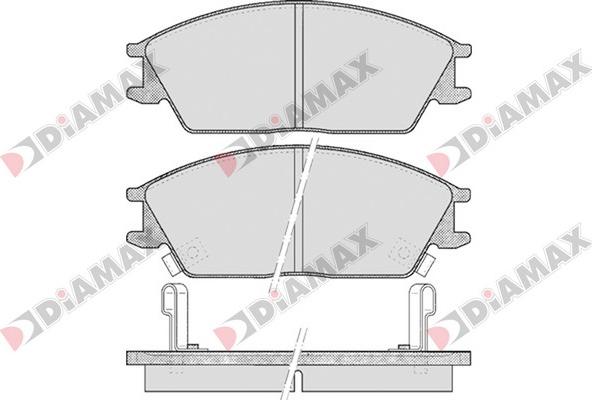 Diamax N09250 - Set placute frana,frana disc aaoparts.ro