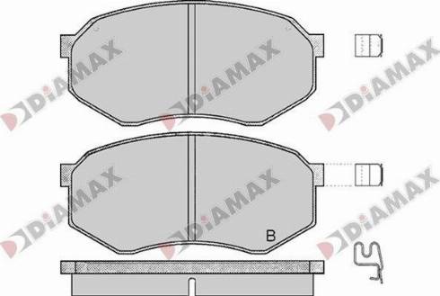 Diamax N09765 - Set placute frana,frana disc aaoparts.ro