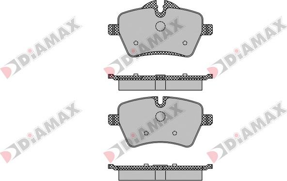 Diamax N09718 - Set placute frana,frana disc aaoparts.ro