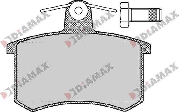 Diamax N09789 - Set placute frana,frana disc aaoparts.ro