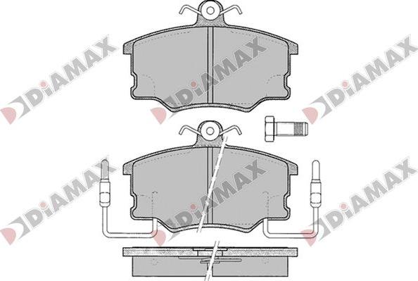 Diamax N09786 - Set placute frana,frana disc aaoparts.ro
