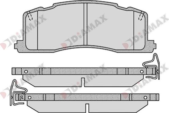 Diamax N09728 - Set placute frana,frana disc aaoparts.ro