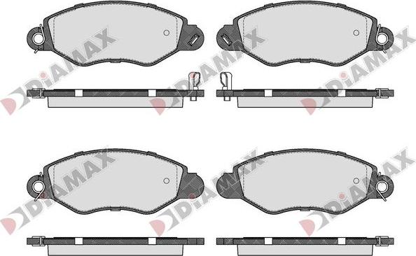 Diamax N09777 - Set placute frana,frana disc aaoparts.ro