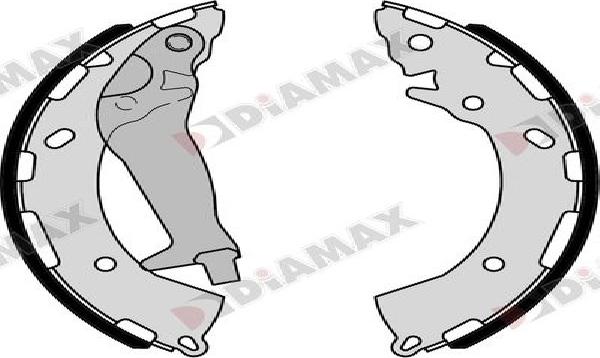 Diamax N01408 - Set saboti frana aaoparts.ro