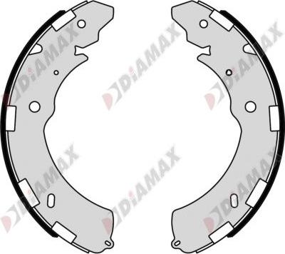 Diamax N01427 - Set saboti frana aaoparts.ro