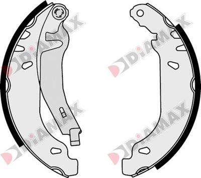 Diamax N01078 - Set saboti frana aaoparts.ro