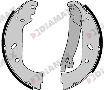 Diamax N01126 - Set saboti frana aaoparts.ro