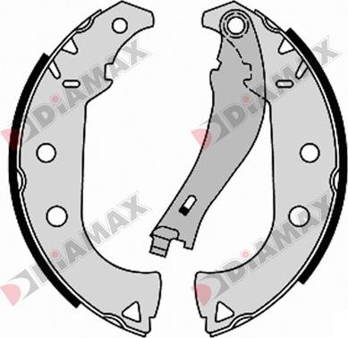 Diamax N01359 - Set saboti frana aaoparts.ro