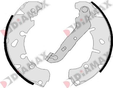 Diamax N01314 - Set saboti frana aaoparts.ro