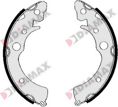 Diamax N01232 - Set saboti frana aaoparts.ro