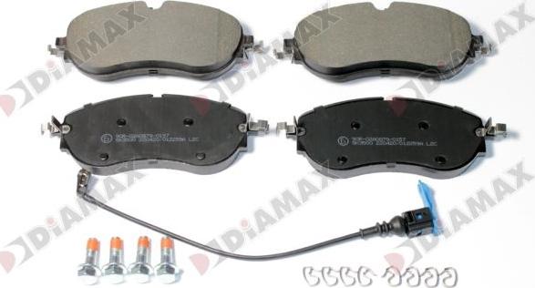 Diamax N10012A - Set placute frana,frana disc aaoparts.ro