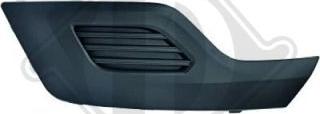 Diederichs 1456046 - Grila ventilatie, bara protectie aaoparts.ro