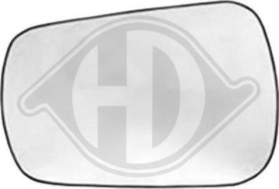 Diederichs 1456227 - Sticla oglinda, oglinda retrovizoare exterioara aaoparts.ro