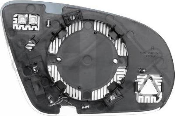 Diederichs 1673227 - Sticla oglinda, oglinda retrovizoare exterioara aaoparts.ro