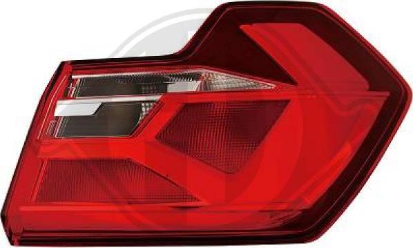 Diederichs 1081090 - Lampa spate aaoparts.ro