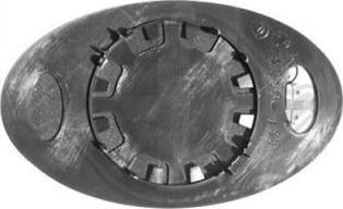 Diederichs 1205226 - Sticla oglinda, oglinda retrovizoare exterioara aaoparts.ro