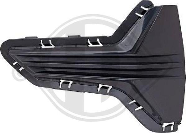 Diederichs 1219049 - Grila ventilatie, bara protectie aaoparts.ro