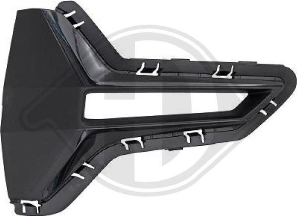 Diederichs 1219046 - Grila ventilatie, bara protectie aaoparts.ro