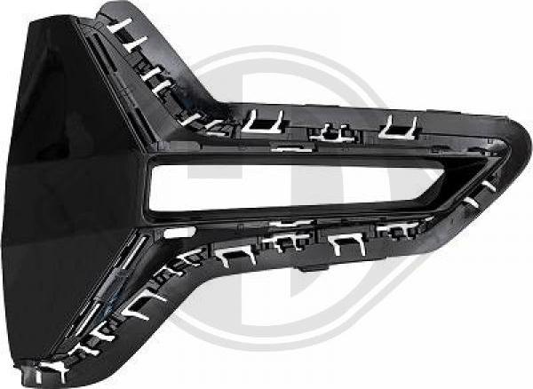 Diederichs 1219042 - Grila ventilatie, bara protectie aaoparts.ro