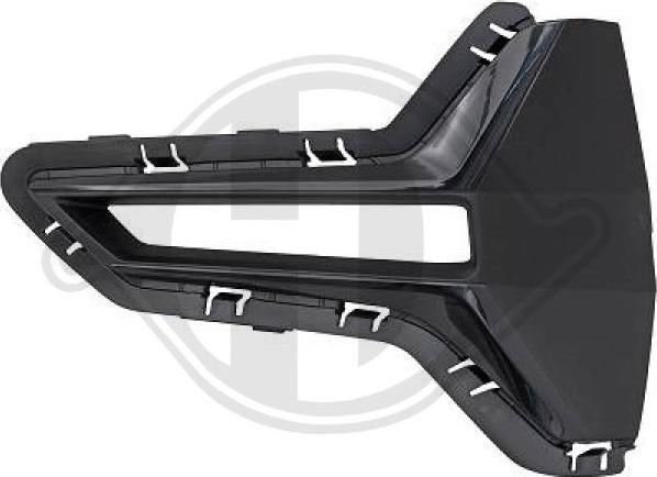 Diederichs 1219047 - Grila ventilatie, bara protectie aaoparts.ro