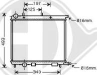 Diederichs 8400505 - Radiator, racire motor aaoparts.ro