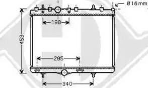 Diederichs 8424302 - Radiator, racire motor aaoparts.ro