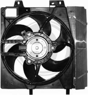 Diederichs 8422609 - Ventilator, radiator aaoparts.ro