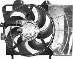 Diederichs 8422607 - Ventilator, radiator aaoparts.ro