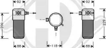 Diederichs 8690001 - Uscator,aer conditionat aaoparts.ro