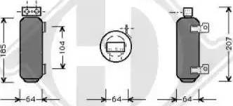 Diederichs 8181201 - Uscator,aer conditionat aaoparts.ro