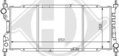 Diederichs 8125140 - Radiator, racire motor aaoparts.ro