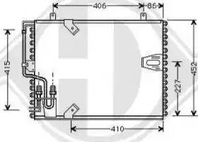 Diederichs 8122200 - Condensator, climatizare aaoparts.ro