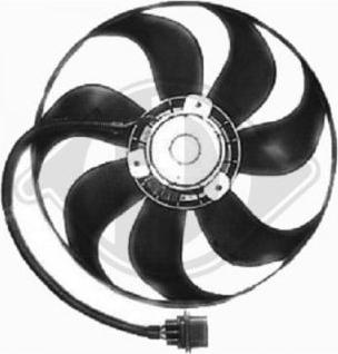 Diederichs 8220502 - Ventilator, radiator aaoparts.ro