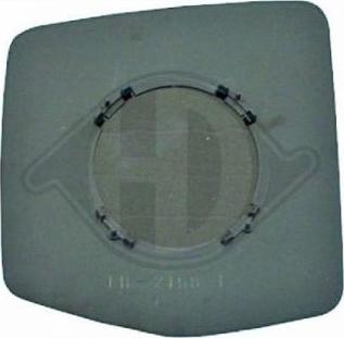 Diederichs 3495029 - Sticla oglinda, oglinda retrovizoare exterioara aaoparts.ro
