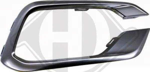 Diederichs 3464146 - Grila ventilatie, bara protectie aaoparts.ro