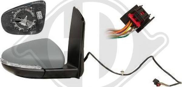 Diederichs 2296124 - Oglinda exterioara aaoparts.ro