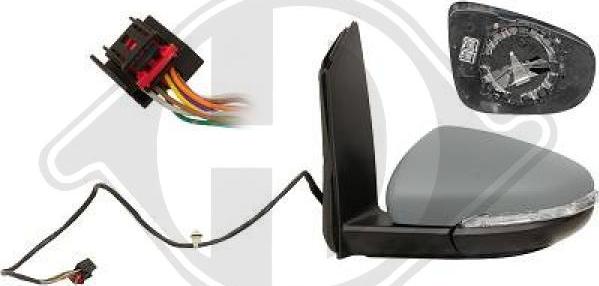 Diederichs 2296125 - Oglinda exterioara aaoparts.ro