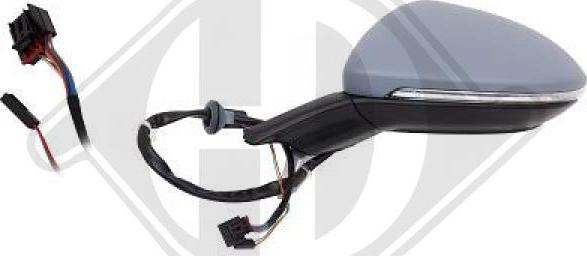 Diederichs 2216925 - Oglinda exterioara aaoparts.ro