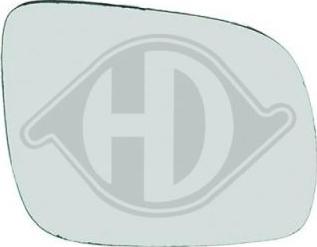 Diederichs 2213028 - Sticla oglinda, oglinda retrovizoare exterioara aaoparts.ro