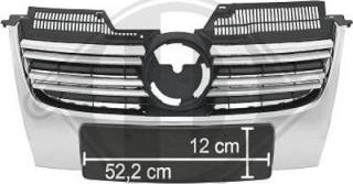 Diederichs 2232040 - Grila radiator aaoparts.ro