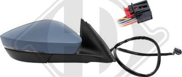 Diederichs 7842124 - Oglinda exterioara aaoparts.ro