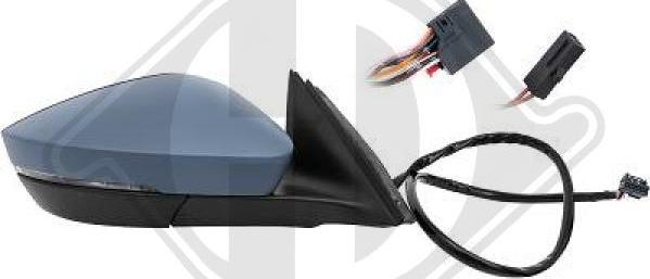 Diederichs 7842224 - Oglinda exterioara aaoparts.ro