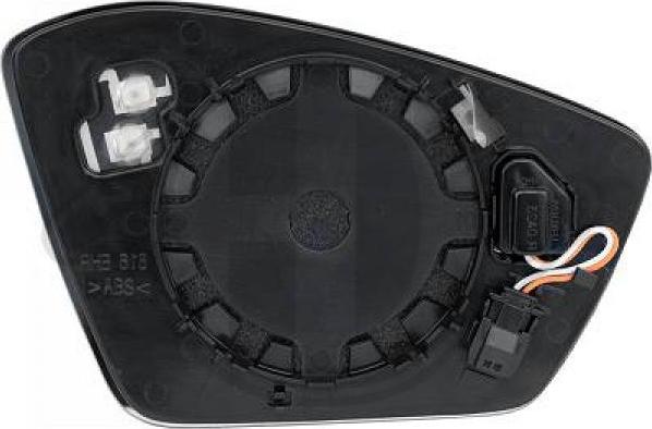 Diederichs 7842227 - Sticla oglinda, oglinda retrovizoare exterioara aaoparts.ro