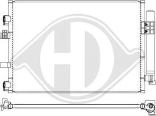 Diederichs DCC1641 - Condensator, climatizare aaoparts.ro